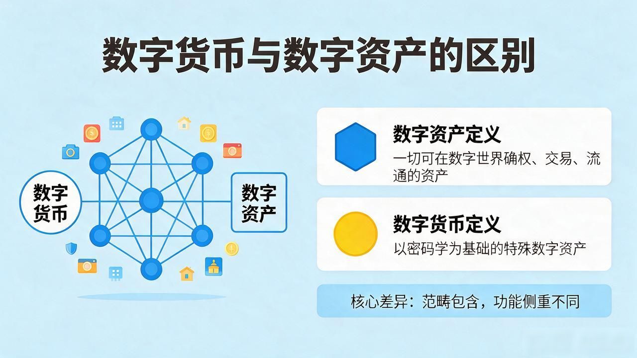数字货币对数字资产_数字货币和数字资产的区别 数字货币与数字资产的关系 数字资产包含数字货币吗