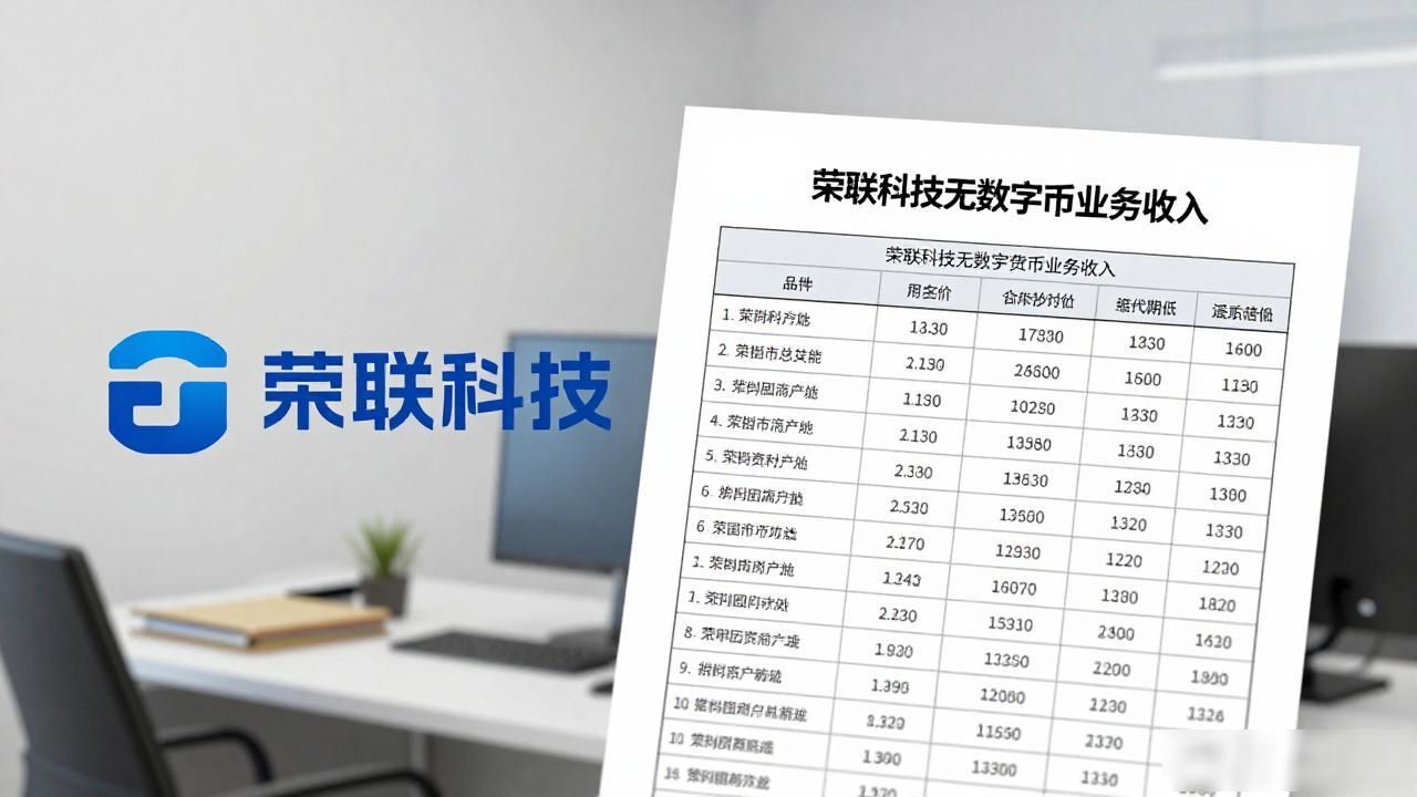 荣联科技区块链业务与数字货币区别_荣联科技是否涉足数字货币领域_荣联科技有数字货币