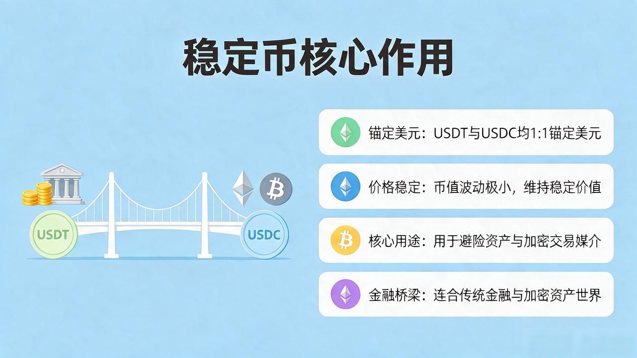 数字货币主流币种特点及作用 加密货币市场基石币种 稳定币在加密市场的作用_数字货币都有什么币种