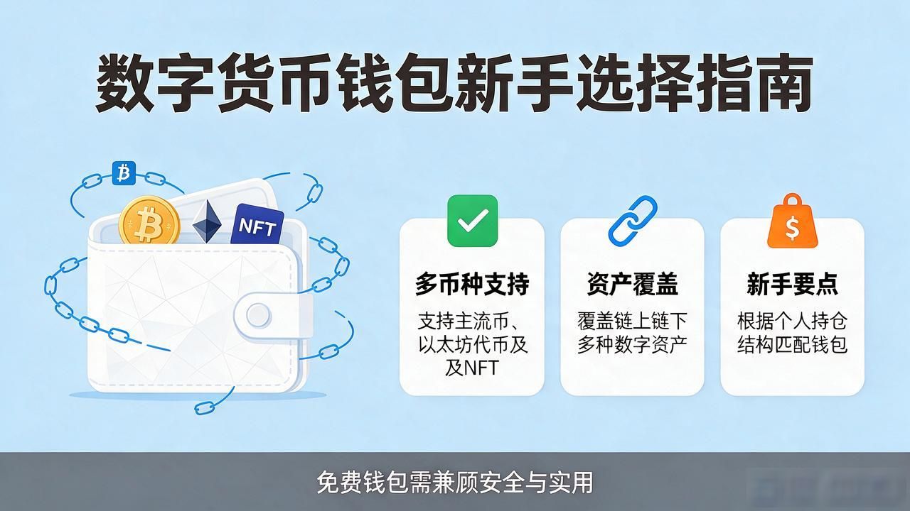 免费数字货币钱包选择指南_数字货币免费钱包_新手如何选安全的数字货币钱包