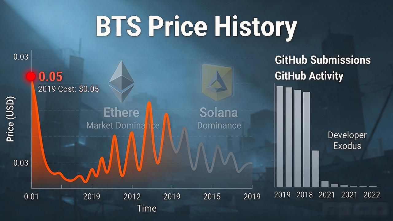 BTS数字货币长期走势分析_bts数字货币怎么样_BitShares生态衰落原因