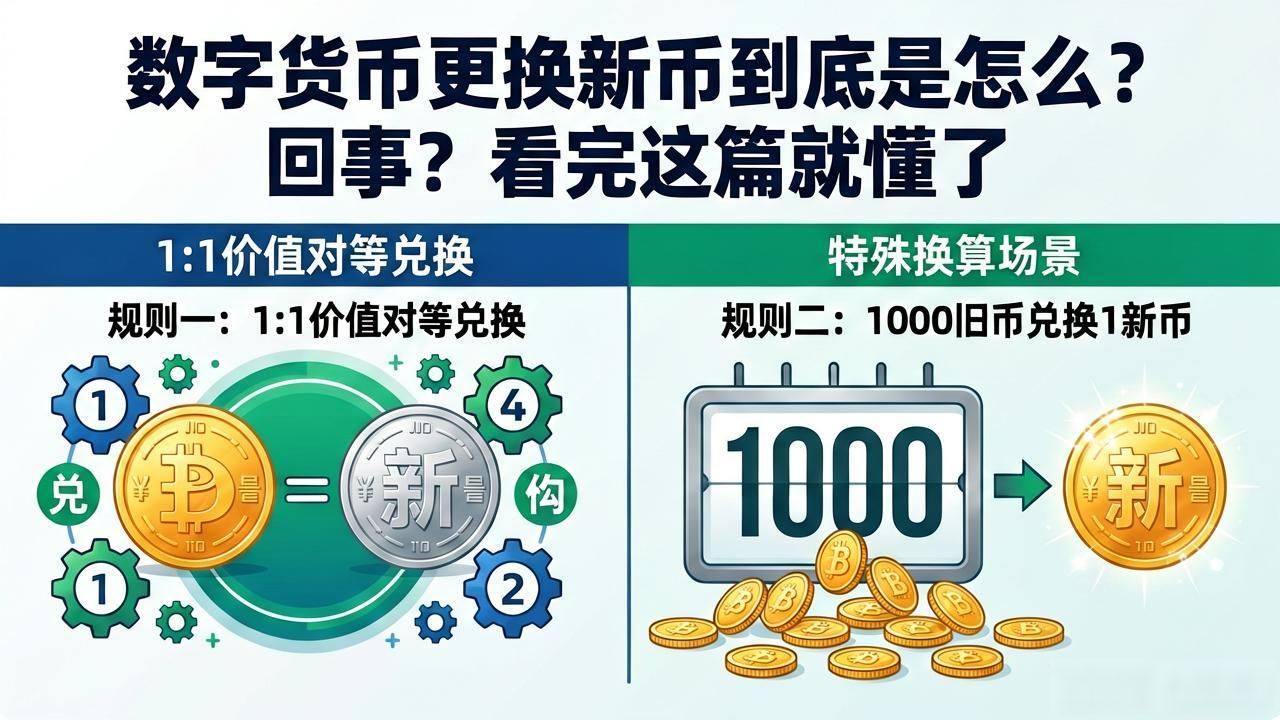 区块链项目币种更换_数字货币更换新币_数字货币兑换操作细节