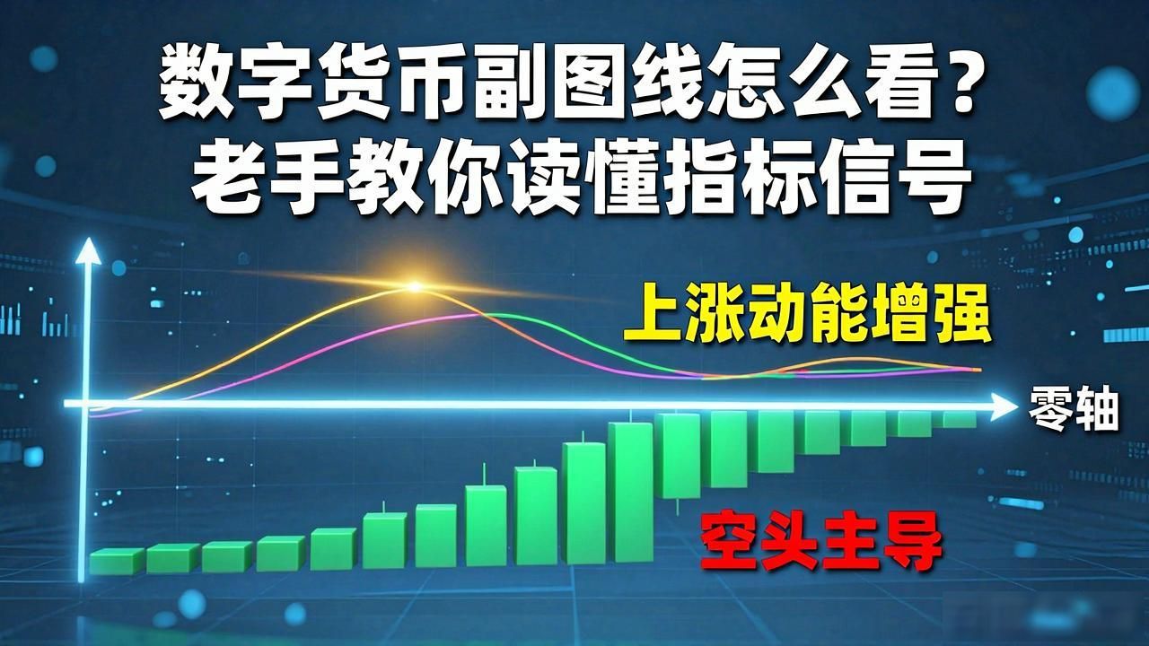 数字货币副图线怎么看_数字货币副图线判断买卖时机_MACD指标红绿柱多空力量分析