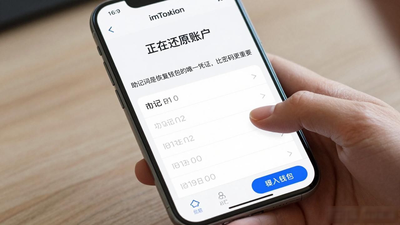 imToken找回密码方法_imToken助记词恢复钱包_imtoken怎么找回老密码
