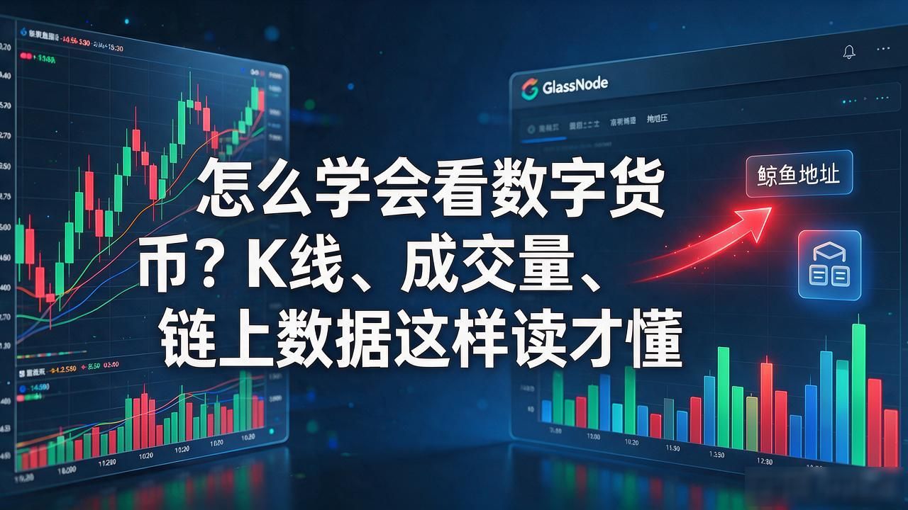 K线成交量链上数据分析_怎么学会看数字货币_学会看数字货币