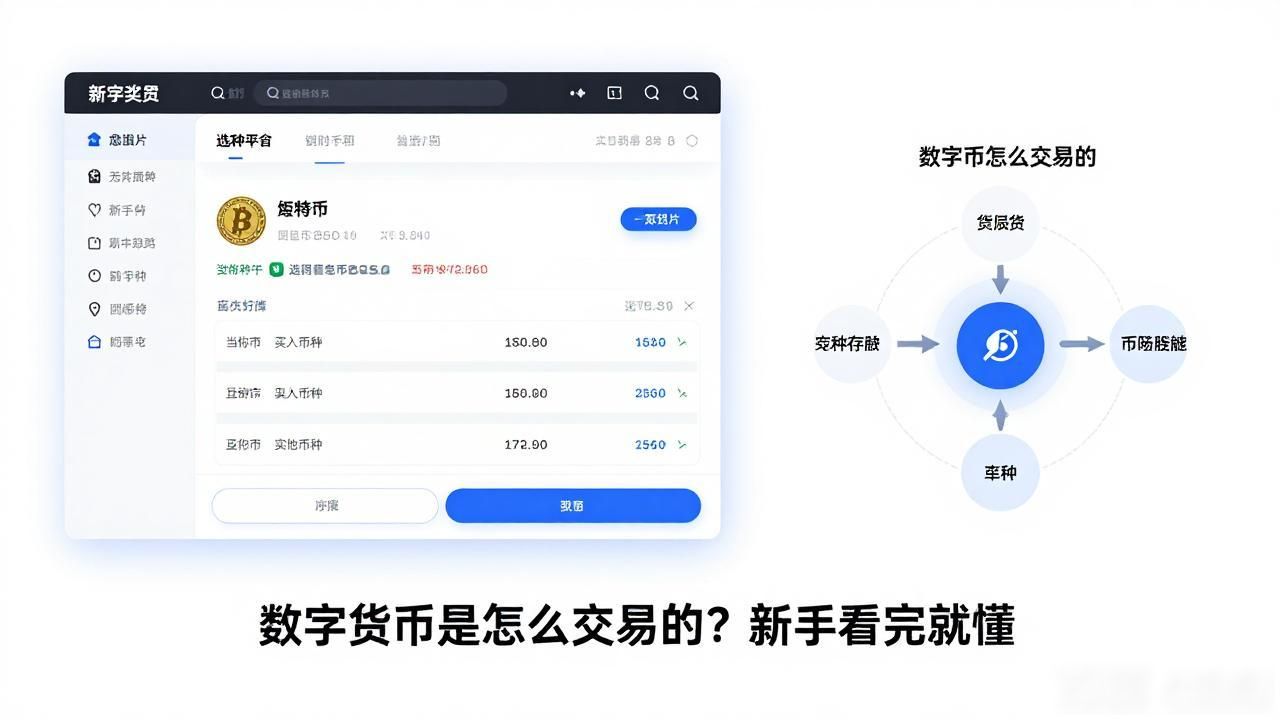 数字货币是怎么交易_数字货币买卖详细流程 正规数字货币交易平台选择方法 数字货币买卖安全提现技巧