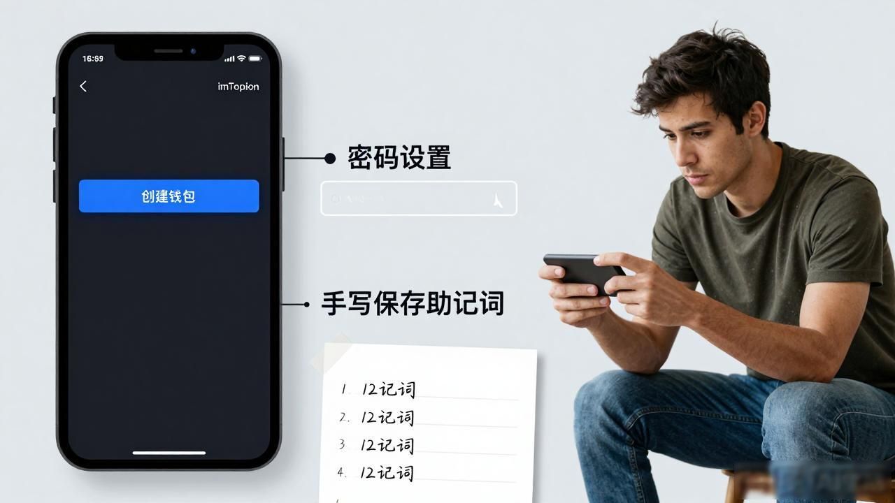imToken 钱包官网 APP 下载|新手创建钱包教程_imtoken钱包视频教学_钱包app怎么使用