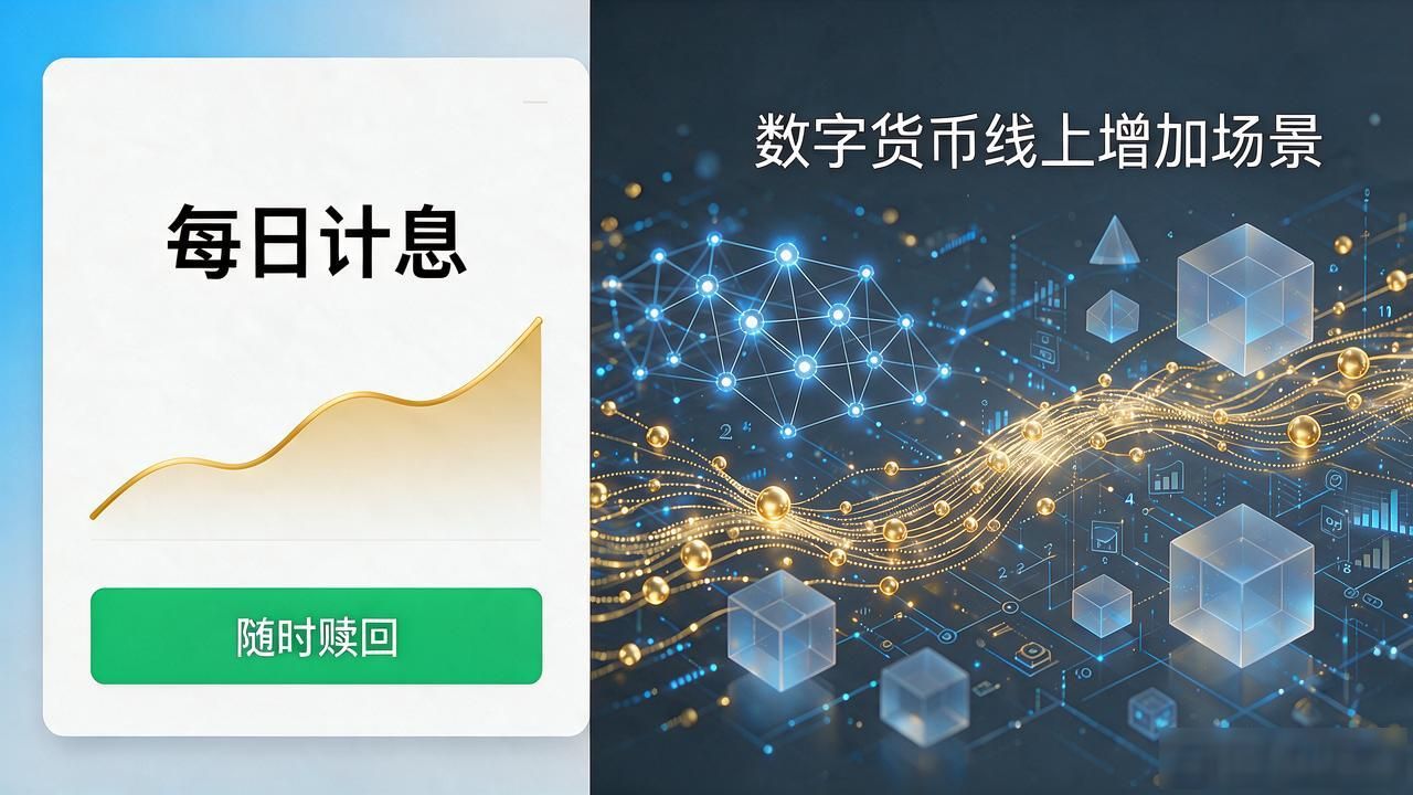 数字货币线上场景拓展_支付理财互动差异化_数字货币线上增加场景