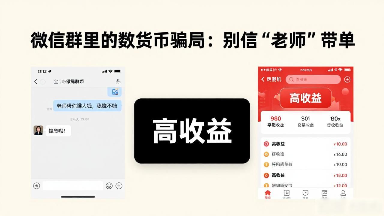 通过微信群的数字货币_内部消息投资陷阱_微信群里投资骗局