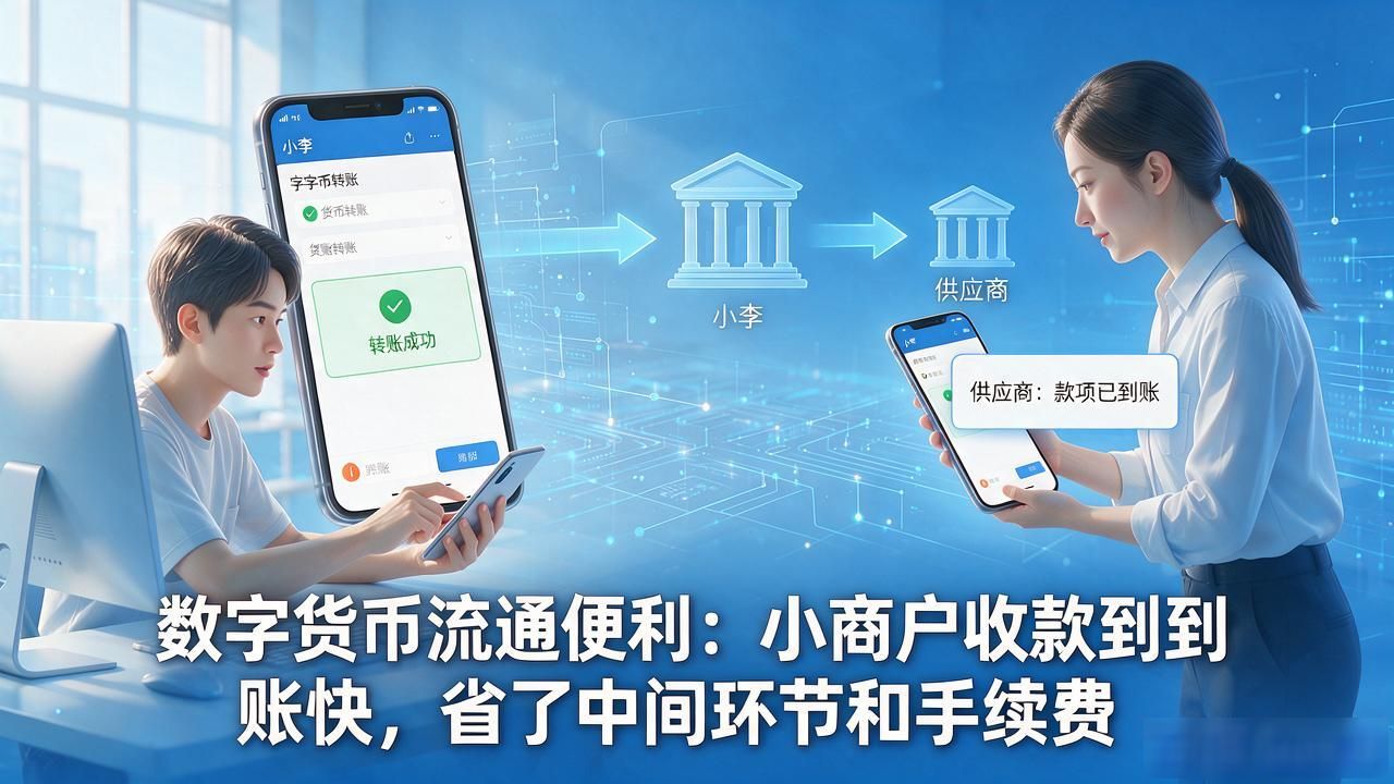 数字人民币商户收款体验_数字货币流通便利_数字货币支付便利性