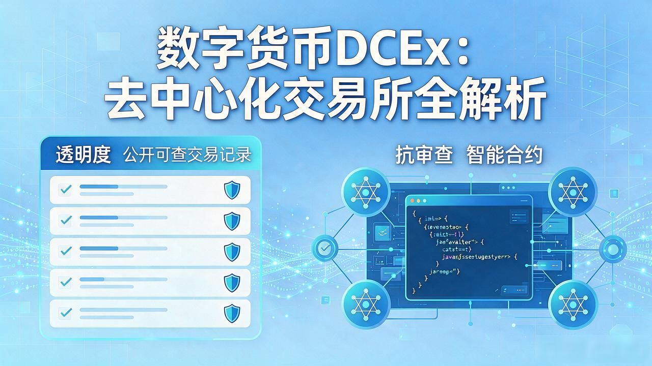 DCEx私钥掌控与资产安全_数字货币dcex_去中心化交易所DCEx交易模式
