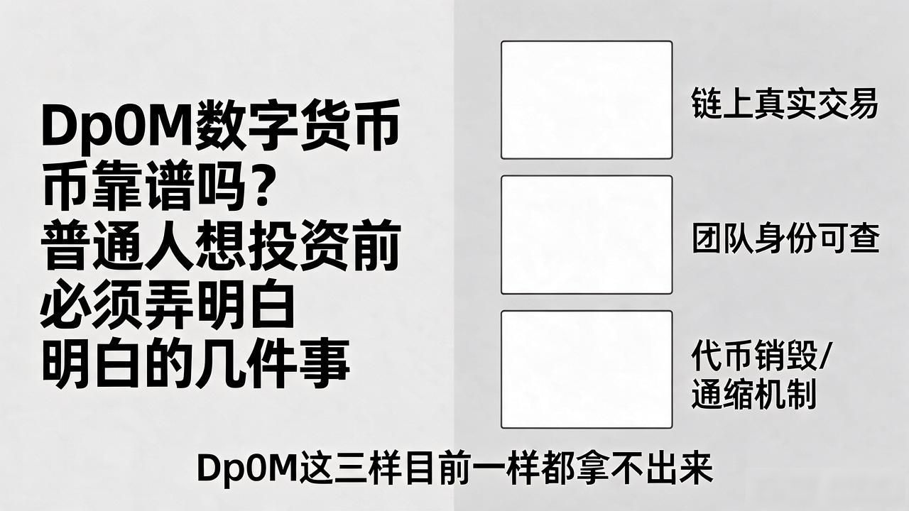 Dp0M数字货币_去中心化数字货币骗局识别_Dp0M代币风险