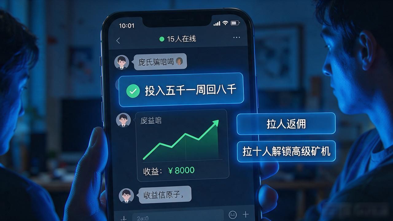 趣味社交游戏化数字货币骗局_区块链庞氏骗局识别_趣味数字货币诈骗套路