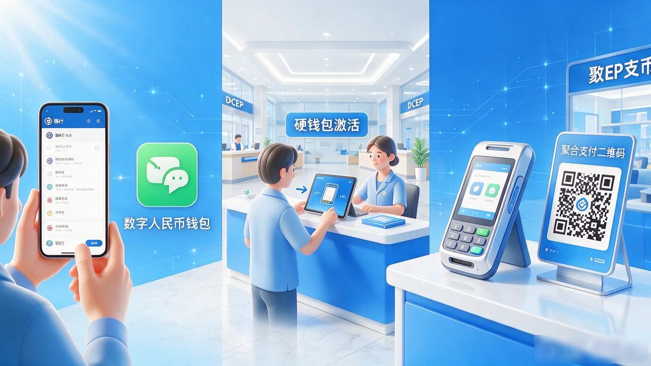 DCEP系统对接工农中建_央行与四大行对接数字货币dcep_数字人民币支付网络改造