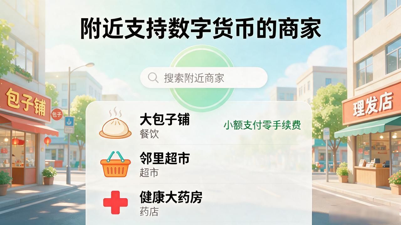 数字人民币附近商家查询_社区超市数字货币收款_北京数字货币消费商家