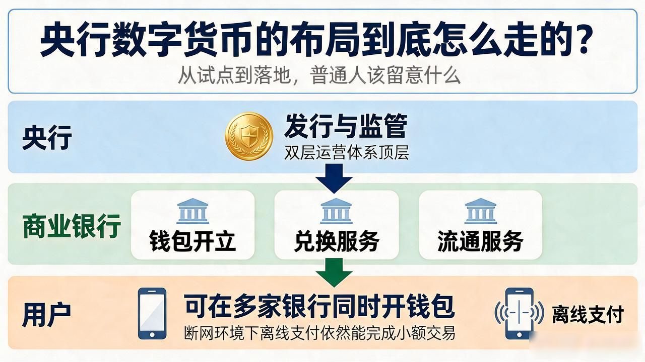 央行数字货币的布局_数字人民币双层运营体系_数字人民币试点城市扩展